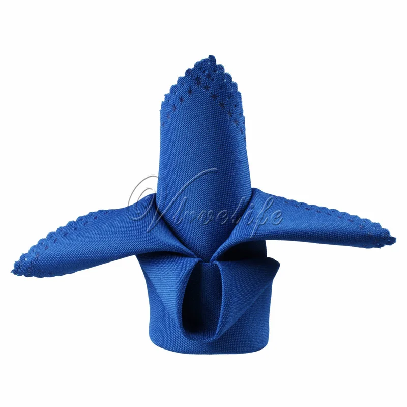 20 шт. льняная салфетка Полиэстеровая носовой платок 12 &quotx 12&quot столовая Банкетная