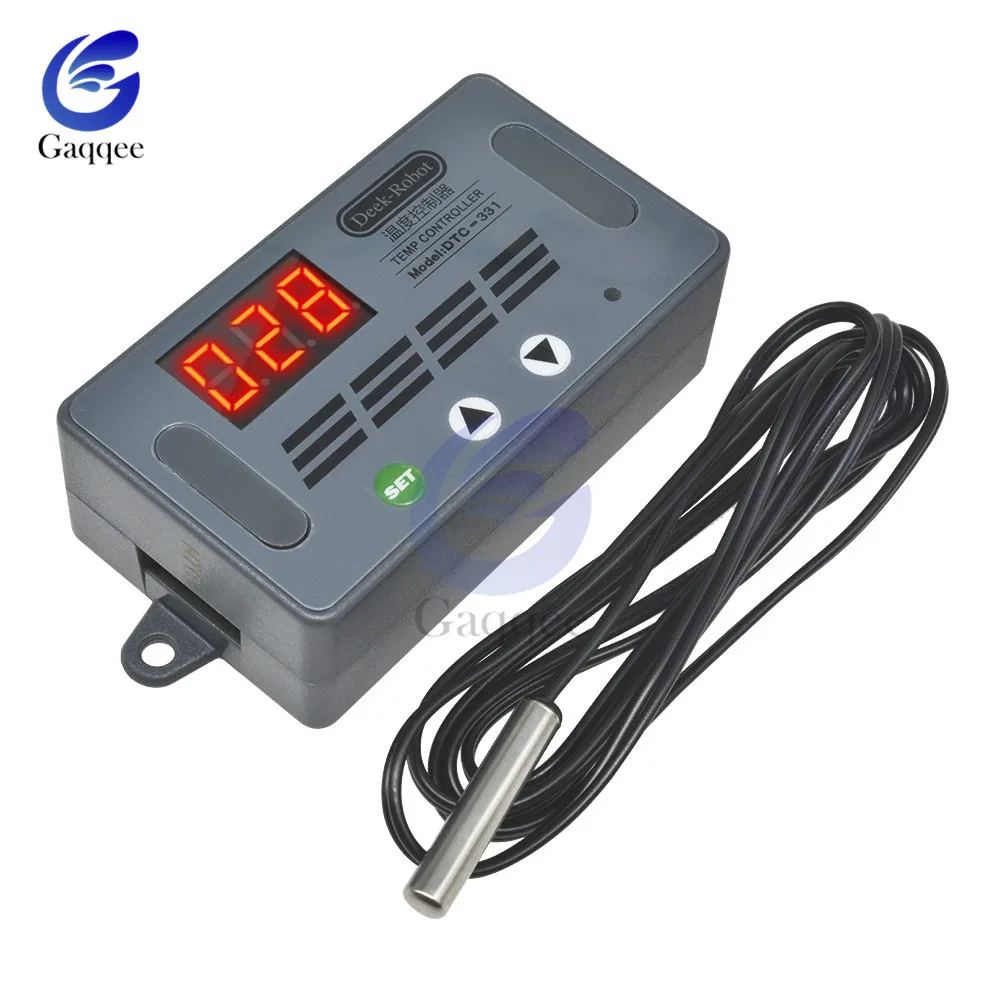 Цифровой регулятор температуры постоянного тока 12 В светодиодный термостат