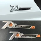Серебряная боковая эмблема, 2 шт., 70-я годовщина Land Cruiser 200 300 FJ200 LC300, аксессуары