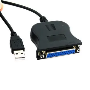 Кабель-преобразователь с USB 1 на DB25 мама |