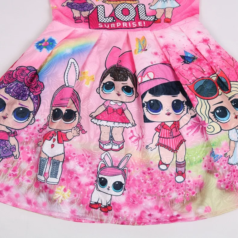 Новый сюрприз мультфильм без рукавов Аниме Кукла Забавное платье большой глаз