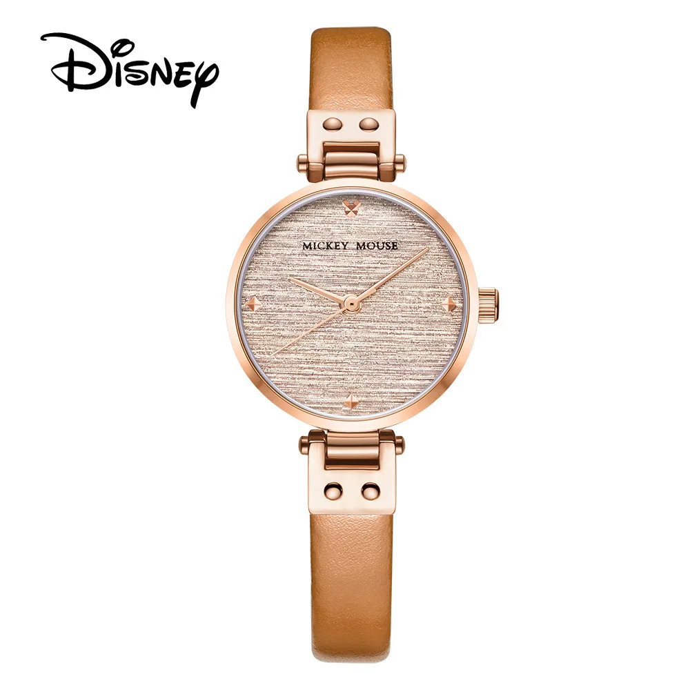 Часы наручные женские с кристаллами люксовые модные изображением Диснея Микки