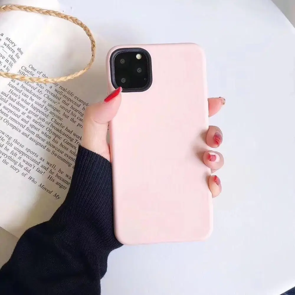 Жидкий цветной контрастный силиконовый iPhone11/11PRO/Apple x Чехол для мобильного телефона XS MAX/XR все включено мягкий чехол iPhone6/7/8
