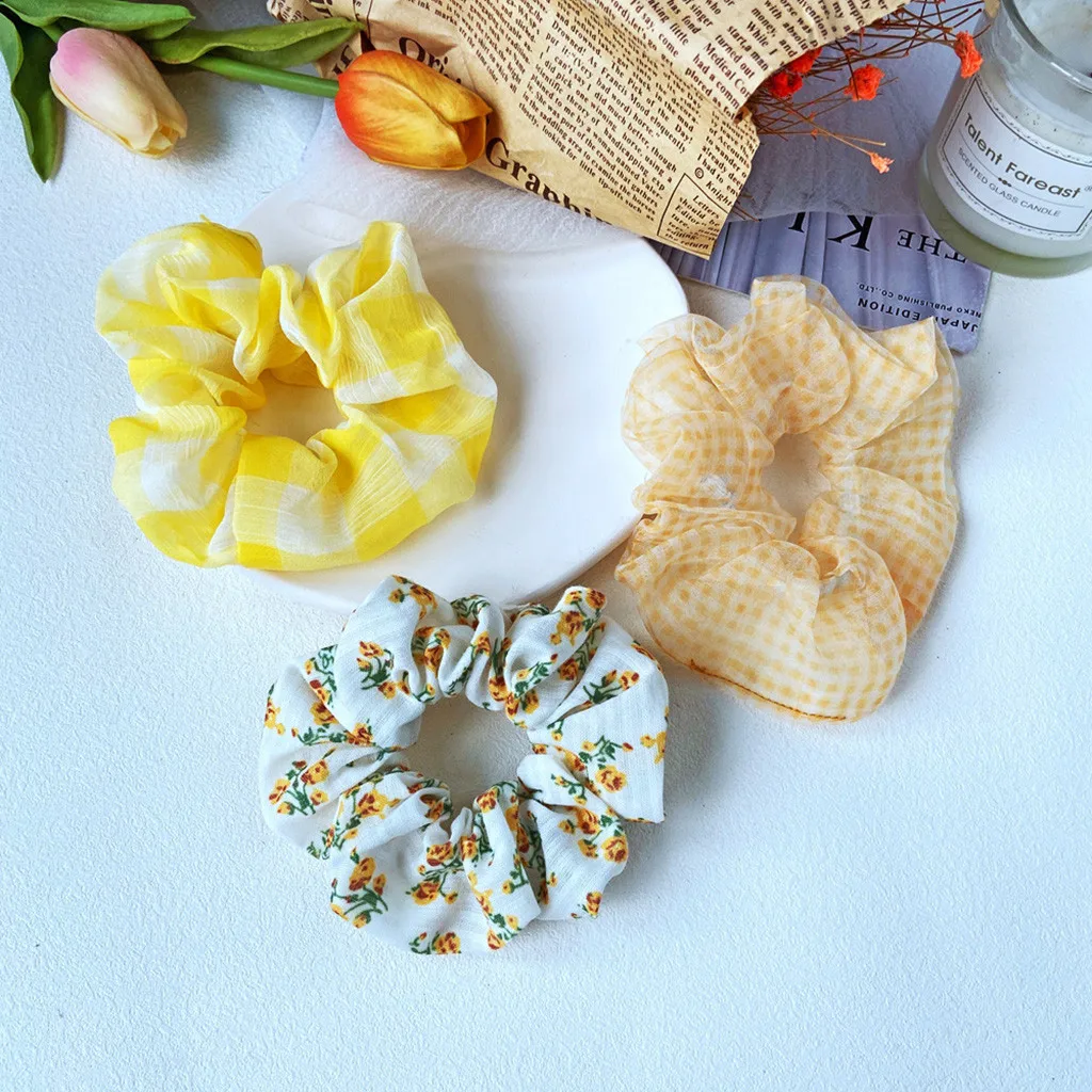 3 шт. красочные детей держатели для волос Эластичные аксессуары очаровательные