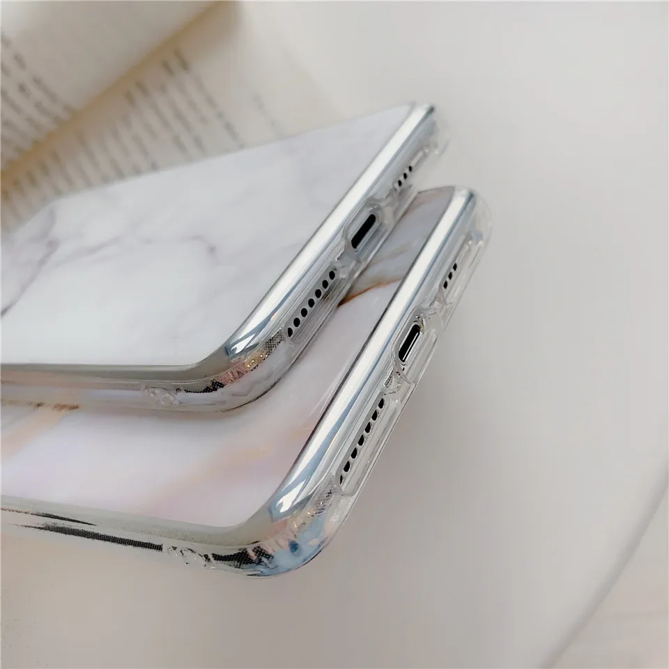 Ультратонкий тонкий пластиковый чехол для девочек Женский сотовый телефон в