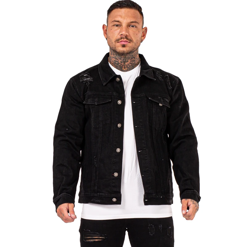 GINGTTO Mens Jackets and Coats Jacket Men Denim Jacket for Men Winter Autumn Men Clothing Jean Jacket New Arrivals zm738