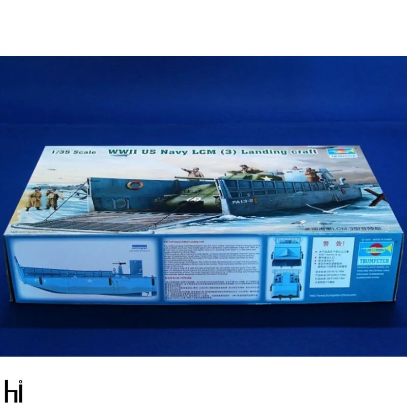 

Trumpeter 1/35 00347 US Navy LCM (3) Landing Craft Ship Display Children Military Toy Plastic Assembly Building Model Kit