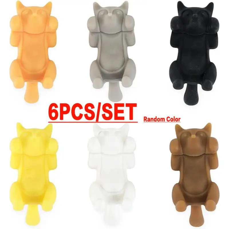 

6 шт. Симпатичные Силиконовые бокалы для вина маркер на стакан для вина маркер для бокалов для напитков аксессуары для бара оптовая продажа