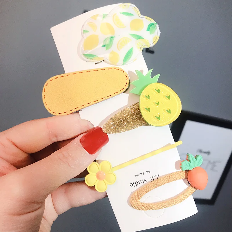 Новинка весна лето 2020 Набор шпилек для волос с авокадо и редисом| |