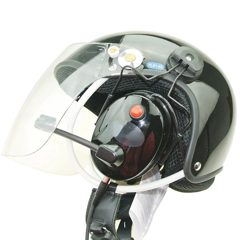 

Fiberglass Powered Paragliding Paramotor helmet High Noise cancelling Helmet with headset helmet