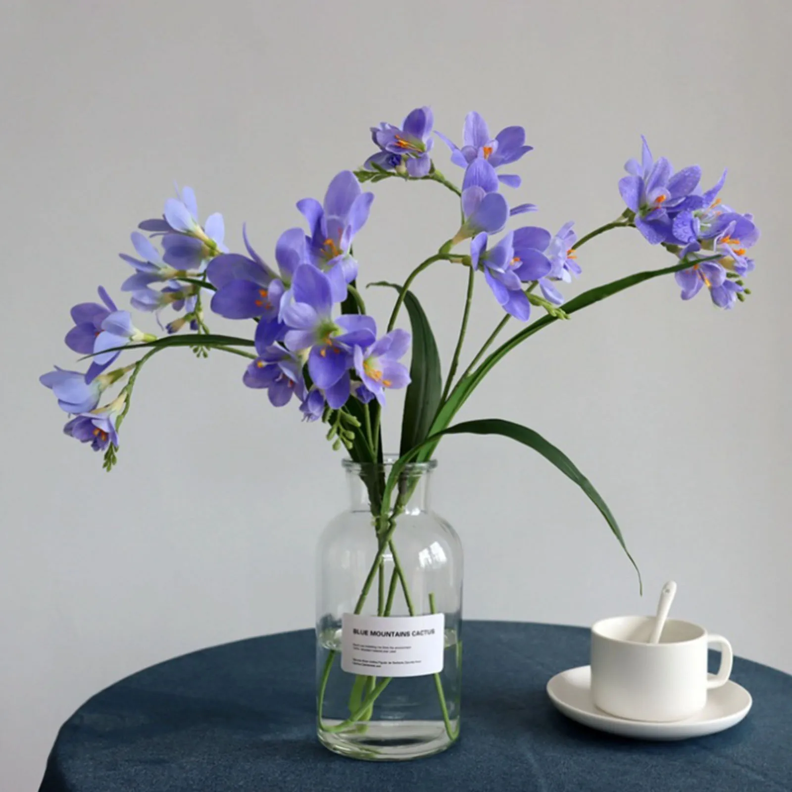 Орхидея 3D Cymbidium бабочка свадьба железная проволока гибкий двухфазный