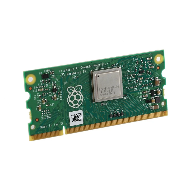 

Compute Module 3+32GB (CM3+32GB) for Raspberry Pi 3 Model B+ In A Flexible Form Factor with 32GB EMMC Flash