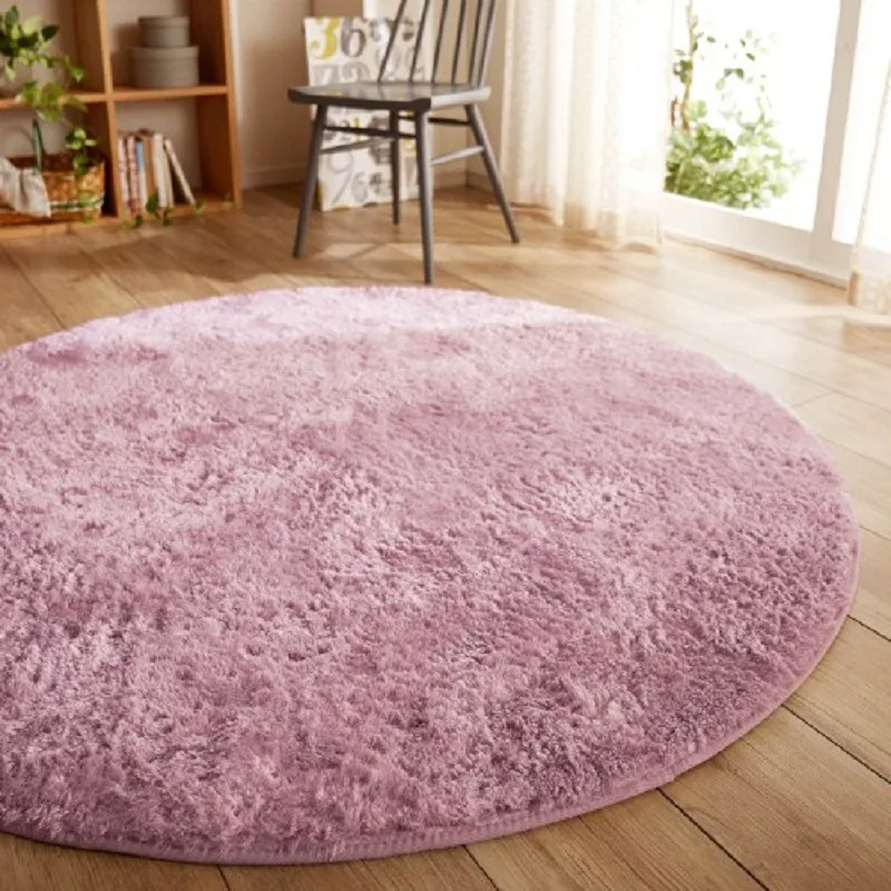 Круглый ковер простой домашний для гостиной журнального столика спальни