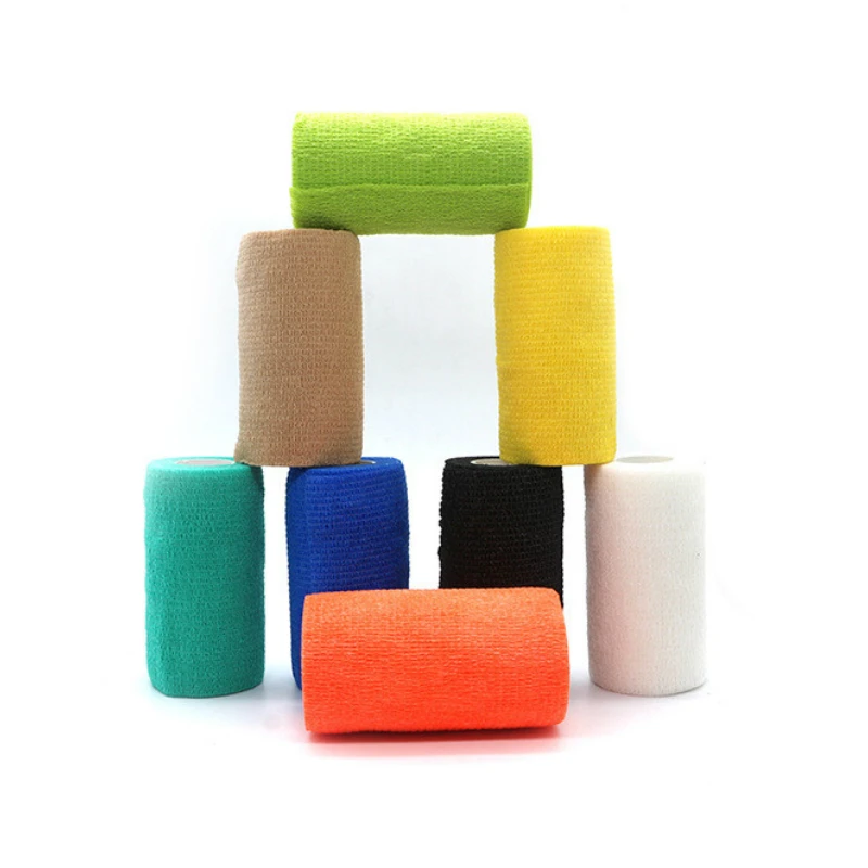 

7.5cm*4.5m Self-Adhesive Elastic Bandage First Aid Medical Health Care Treatment Gauze Tape Emergency Muscle Tape First Aid Tool