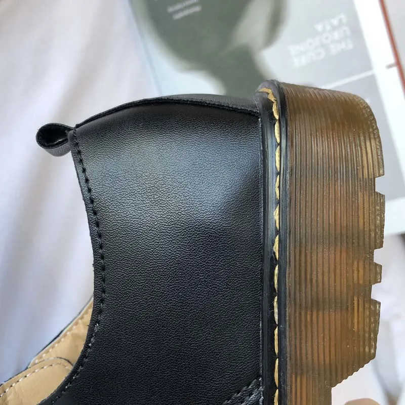 

Brand Fashion 2021 Spring New Casual Leather Shoes Men's British Style Daily Low Cut Black Lace-Up Increased Work Banquet
