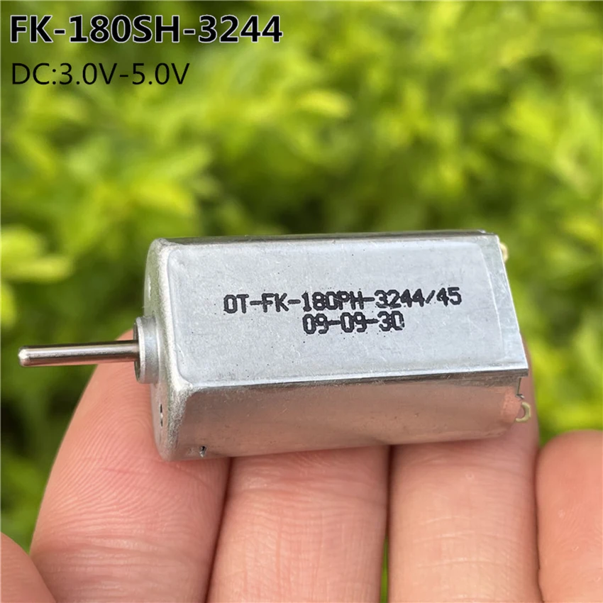

180 DC Electric Motor 3V-5V High Speed, Large Torque Carbon Brush Motor, Strong Magnetic for Toy Model DIY Production