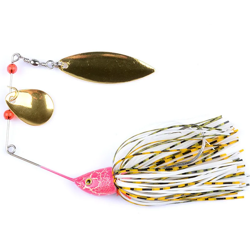 

1 шт. 24 г составная вращающаяся приманка с блестками, металлические бионические перья, жесткая приманка, кренкбейты, ложка, искусственная бл...