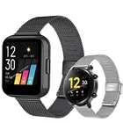 Браслет из нержавеющей стали для Realme Watch S, сменный ремешок для умных часов, Миланский Браслет для Realme Watch Correa