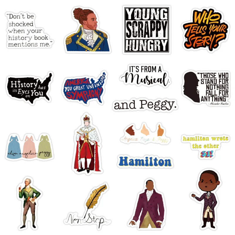 Креативные наклейки rancirte R1046 50 шт./компл. для концерта мультяшный стиль ПК на