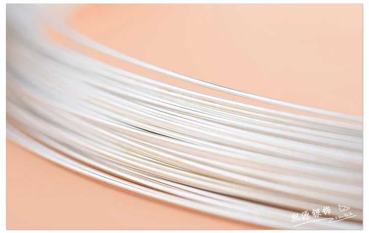 S925 Pure Silver Wire Silver Wire Soft Wire Necklace Bracelet Ring DIY Accessories Handmade Material Wire