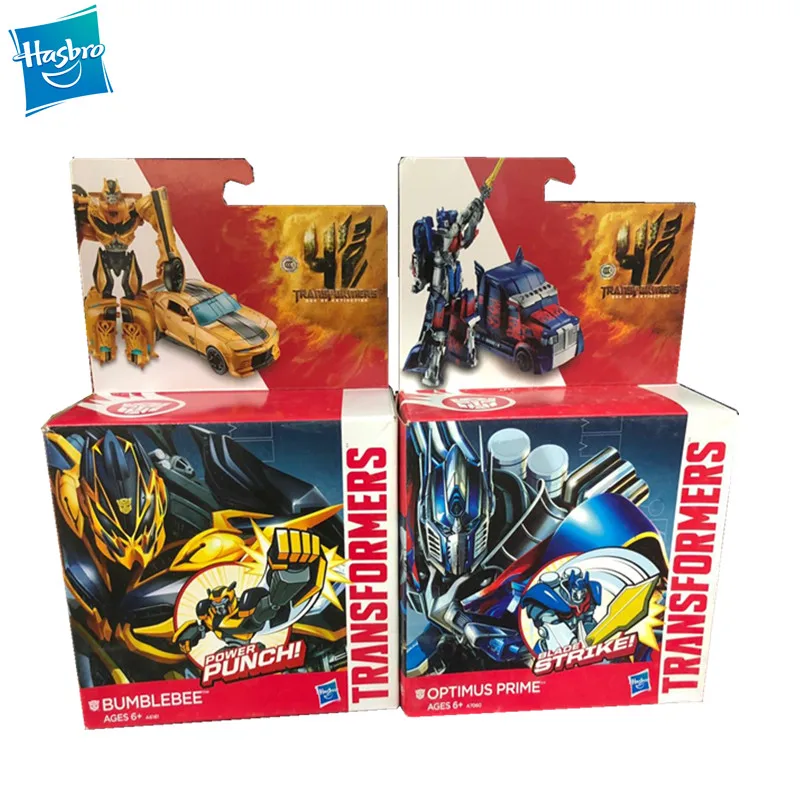 Робот трансформер Hasbro игрушечная машинка Шмель Оптимус Прайм гоночный робот