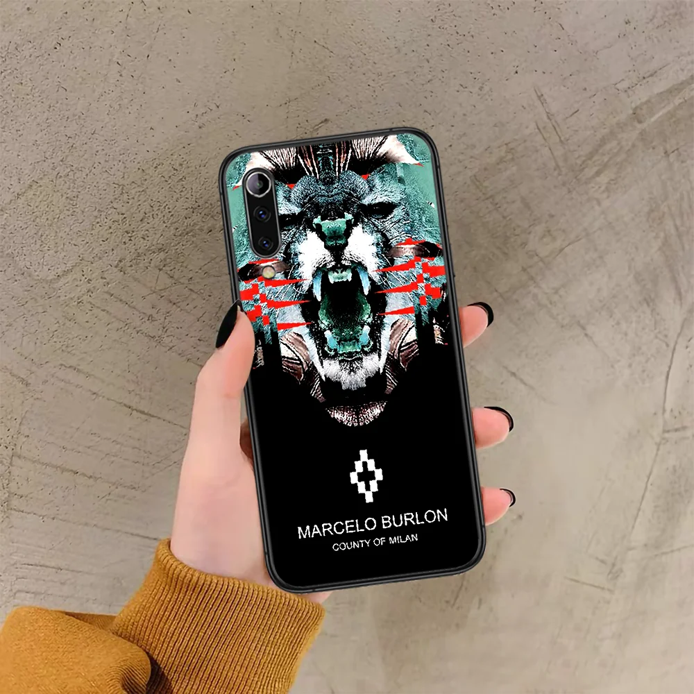 

Marcelo Burlone Brand Phone Case For Xiaomi Mi Note 10 A3 9 MAX 3 A2 8 9 Lite Pro Ultra black Etui Pretty Coque Trend Prime