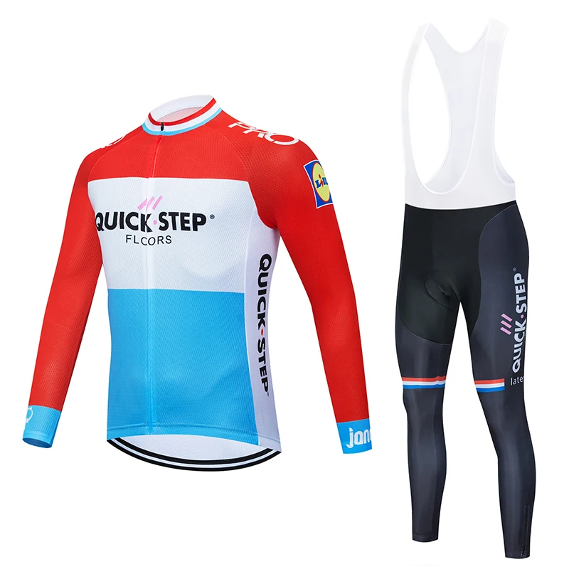 2020 быстрый шаг nuevo traje de ciclismo manga larga para hombre uniforme equipo MTB Pro babero 19D. | Спорт и развлечения