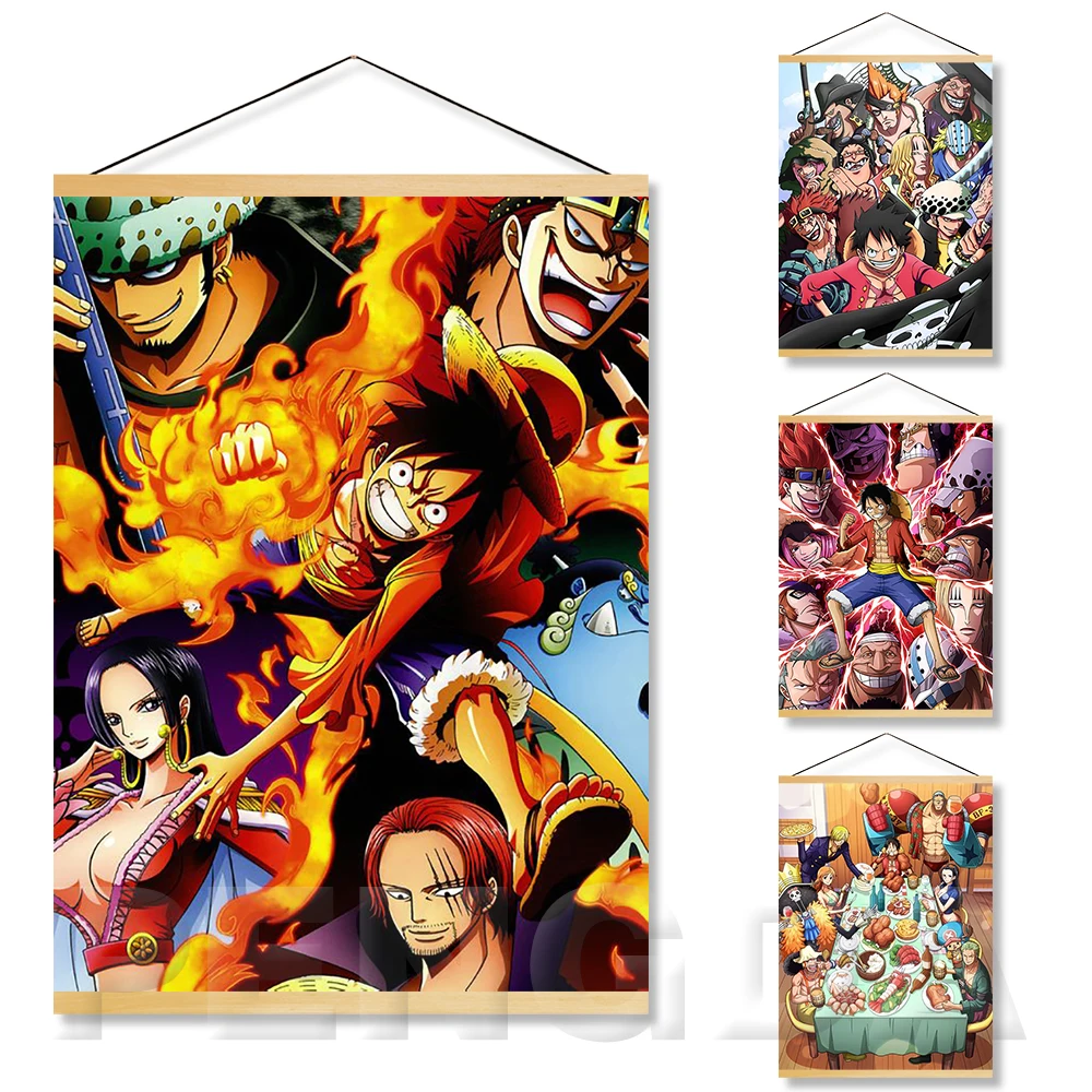 Скандинавский домашний декор Картина на холсте принт анимация пиратский король