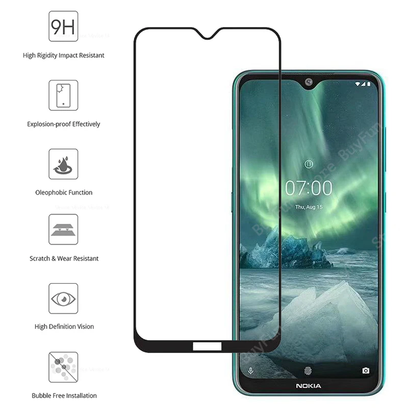 Защитное стекло 2-в-1 для камеры NOKIA 2 3 6 7 nokia2.2 nokia3.2 защитная пленка из закаленного