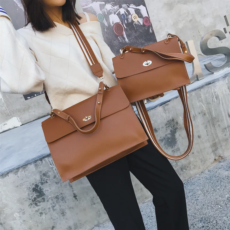 2020 женский портфель кожаная сумка дамские Винтажные Сумки из искусственной кожи