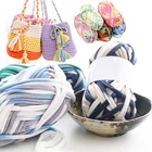 1 шт., полиэфирная пряжа для вязания, коврик с сумкой