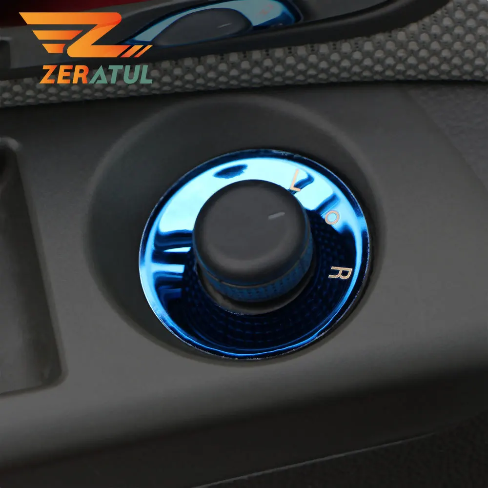 Car Rearview Mirror Adjust Knob Trim For Opel Astra J GTC OPC Insigni Karl Mokka Zafira Meriva Ring Decoration Cover Accessories |