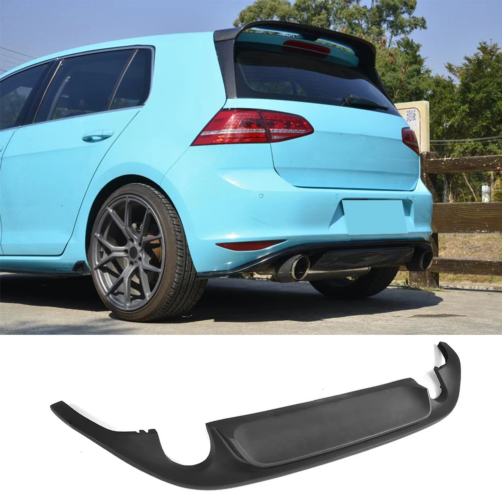 ПУ задний диффузор для губ Бампер протектор VW GOLF 7 MK7 GTI хэтчбек 14 16 не подходит R/Rline