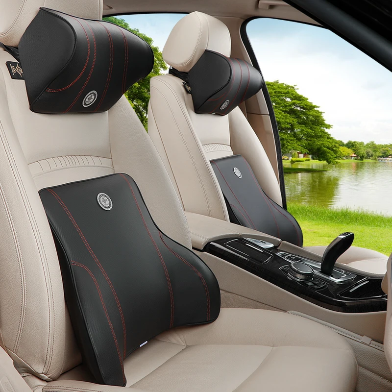 Подушка из пены с эффектом памяти на автомобильное сиденье подголовник для шеи