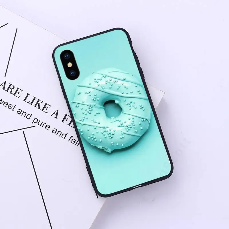 

Chocolate Macaron food Dessert Phone Case for iPhone 11 12 mini pro XS MAX 8 7 6 6S Plus X 5S SE 2020 XR custom protective cover