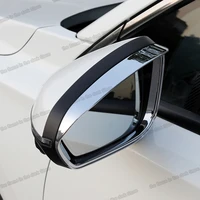 lsrtw2017 car rearview rain shade frame rainbrow trims for trumpchi gac gs4 2020 2021 2022 interior accessories auto styling