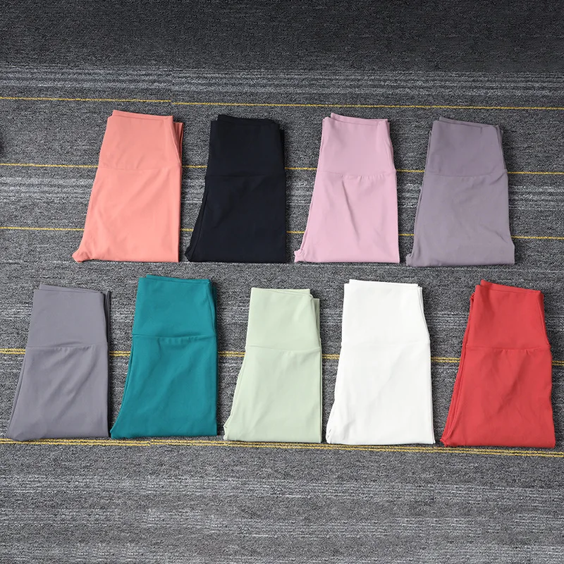 

2021 New Lady Yoga Pants Leggings Seamless High Waist Long Pants Push Up Sportswear Elastic Running Tights Women Gym Clothing