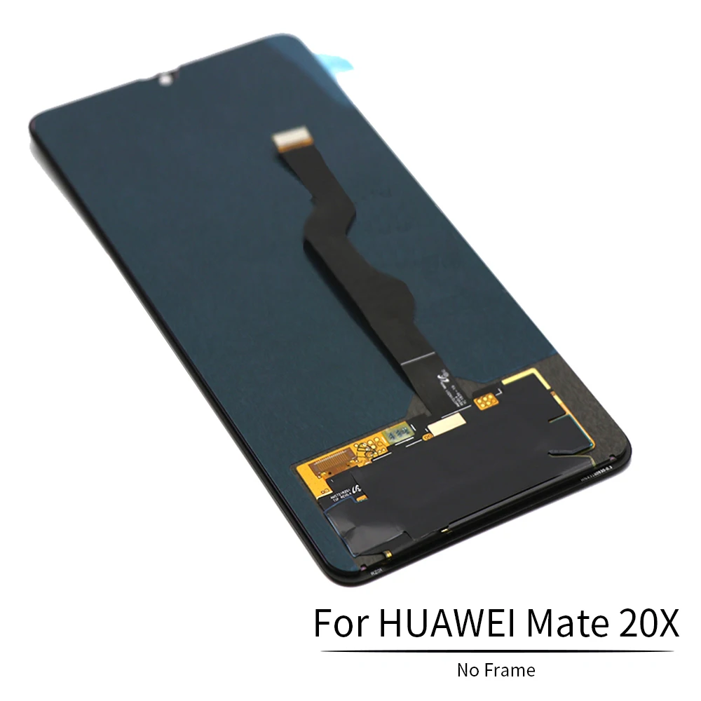 ЖК-дисплей AMOLED для HUAWEI Mate 20 X сенсорный экран с рамкой HUAWEi 20X дисплей Mate20 2018 Mate20X |