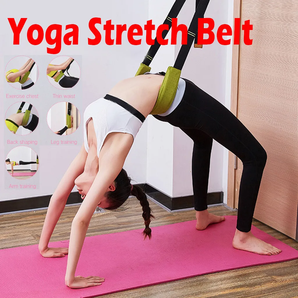 

Flexibility Yoga Door Flexibility Stretching Leg Stretcher Belt Elastic Stretching Strap Exercise Sports Fitness Home Gym Yoga