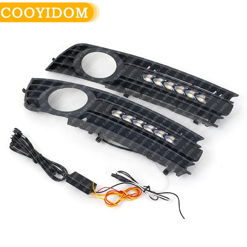 Автомобильный светодиодный передний бампер нижняя решетка радиатора решетки