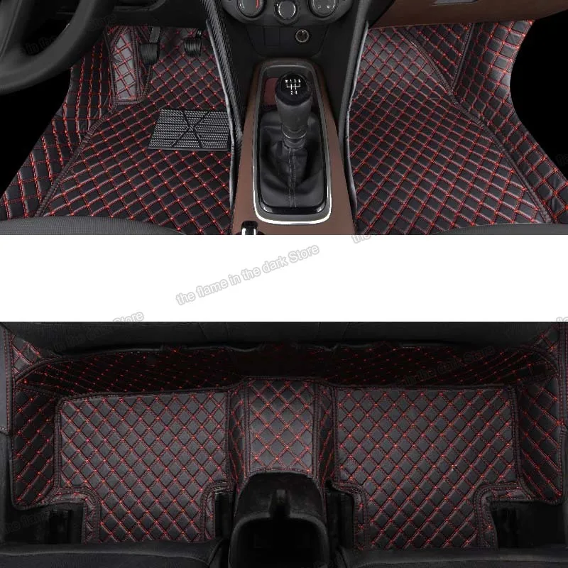 Напольный коврик Lsrtw2017 из волоконной кожи для автомобиля Chevrolet кавалера 2017 2018 2019