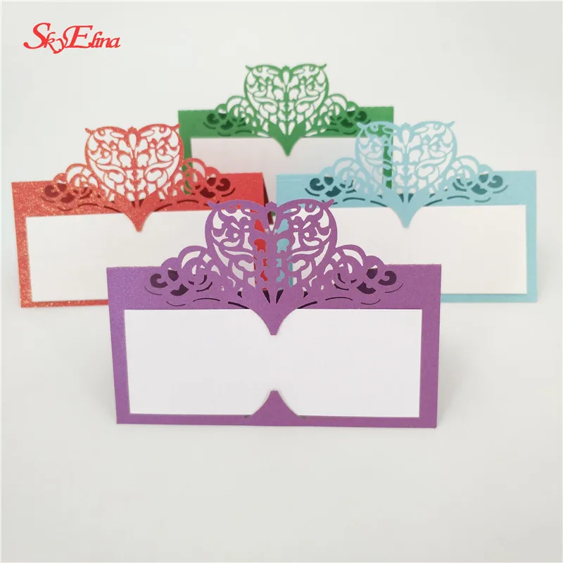 10/50/100 шт. лазерная вырезка в форме сердца|Открытки и приглашения| |