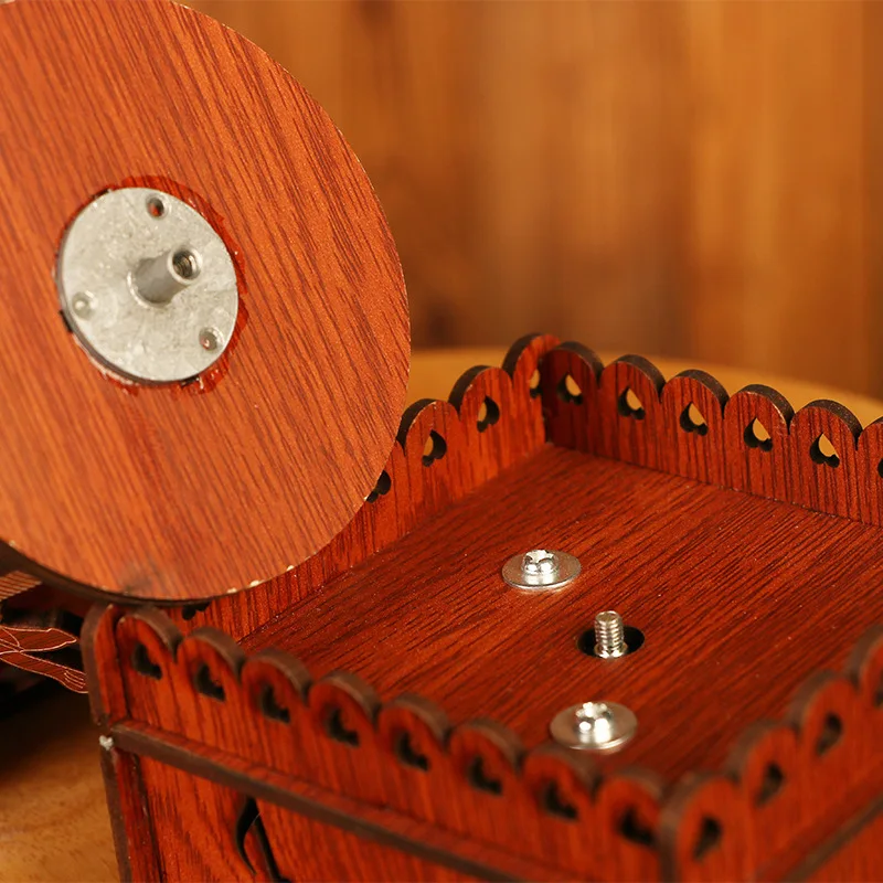 Деревянный карусельная лошадка музыкальная шкатулка Рождество Свадьба День