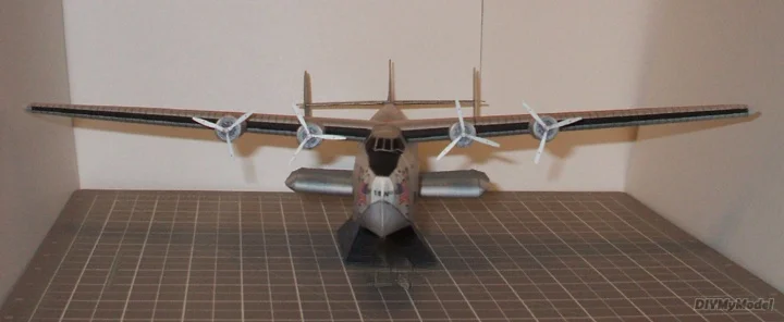 Boeing-KIT de construcci&oacute;n de avi&oacute;n de transporte militar, set de construcci&oacute;n de avi&oacute;n de transporte militar, modelo de papel artesanal, rompecabezas de juguete hecho a mano, regalo, accesorios de pel&iacute;culas, 314-3