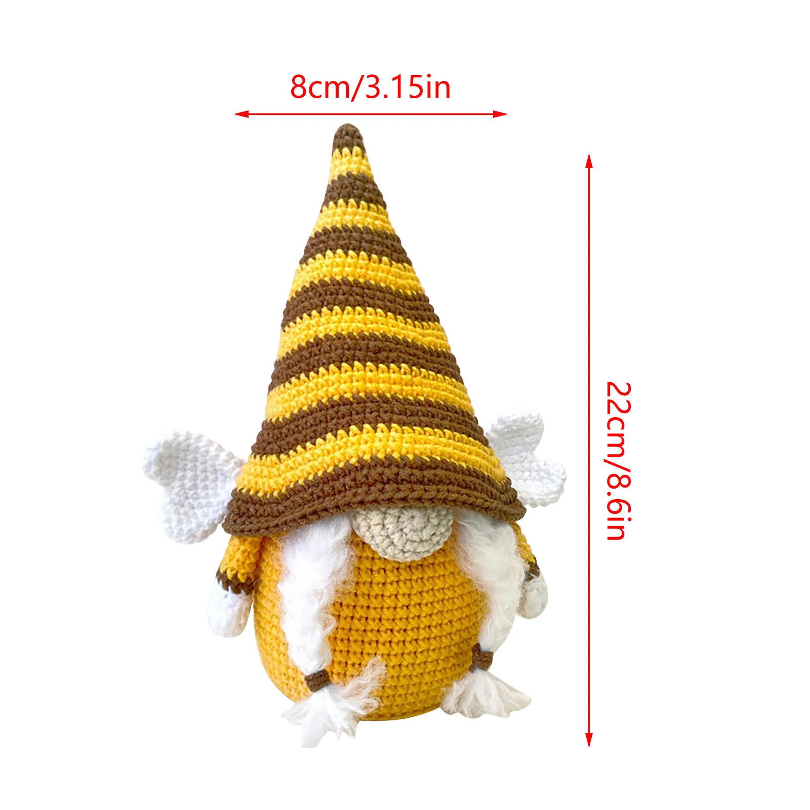 

Bumble Bee Striped Gnome Scandinavian Tomte Nisse Swedish Honey Bee Elfs Home Yard Garden Decor Jardineria Decoracion Ogrod