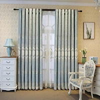chenille embroidered curtains high end european style atmospheric windows tulle blackout curtain for living room bedroom kitchen