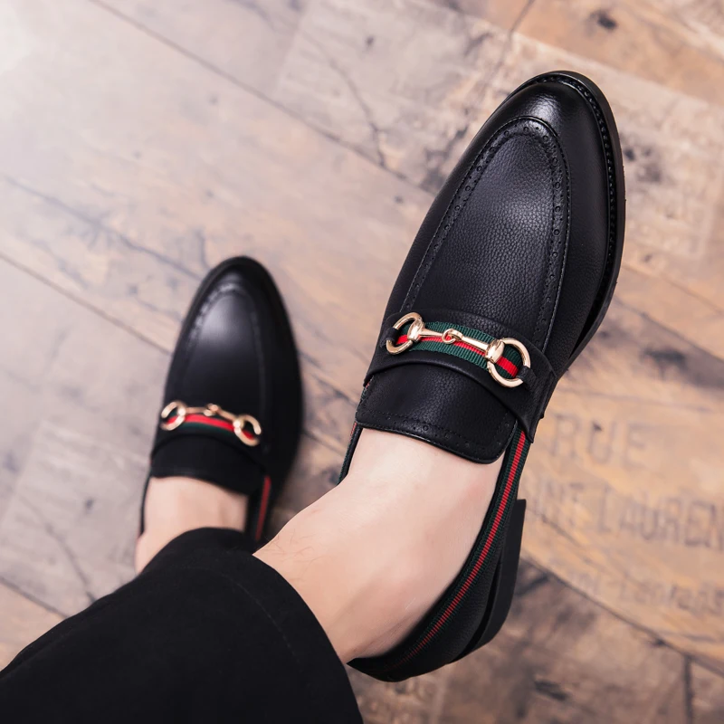

Fashion Leather Shoes Mens Shoes Loafers Leather Spring Men Moccasins 2020 Fashion Casual Men's Comfortable For