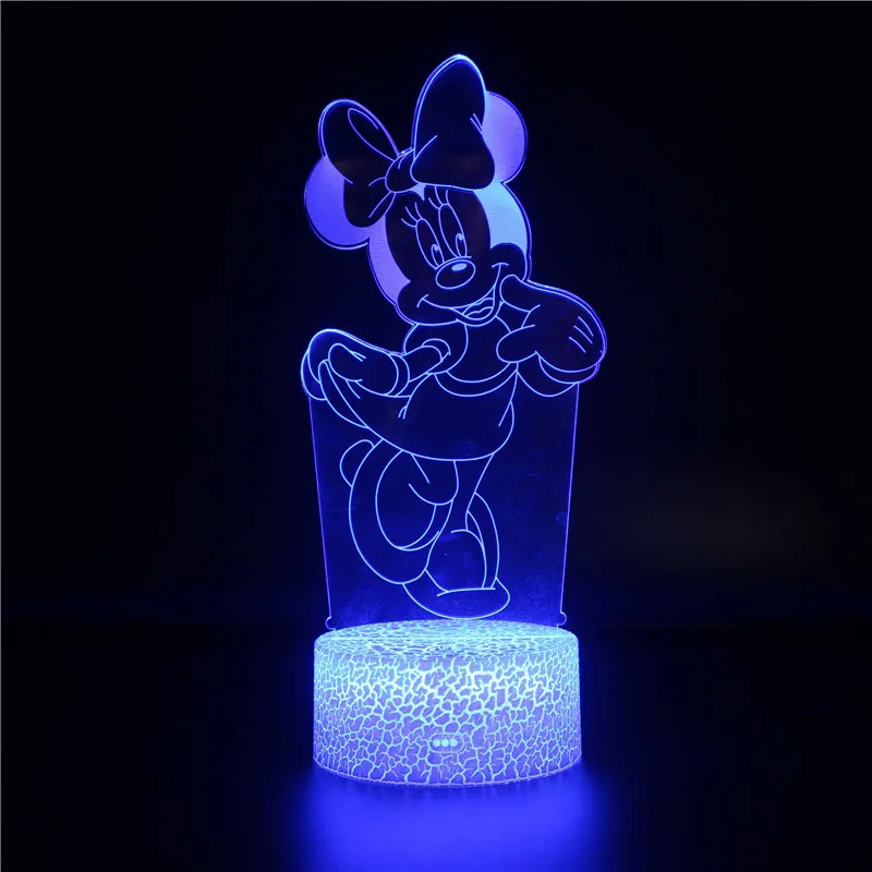 Disney в стиле Микки и Минни Маус Футболки с рисунком мышки из мультфильма Nightplamp