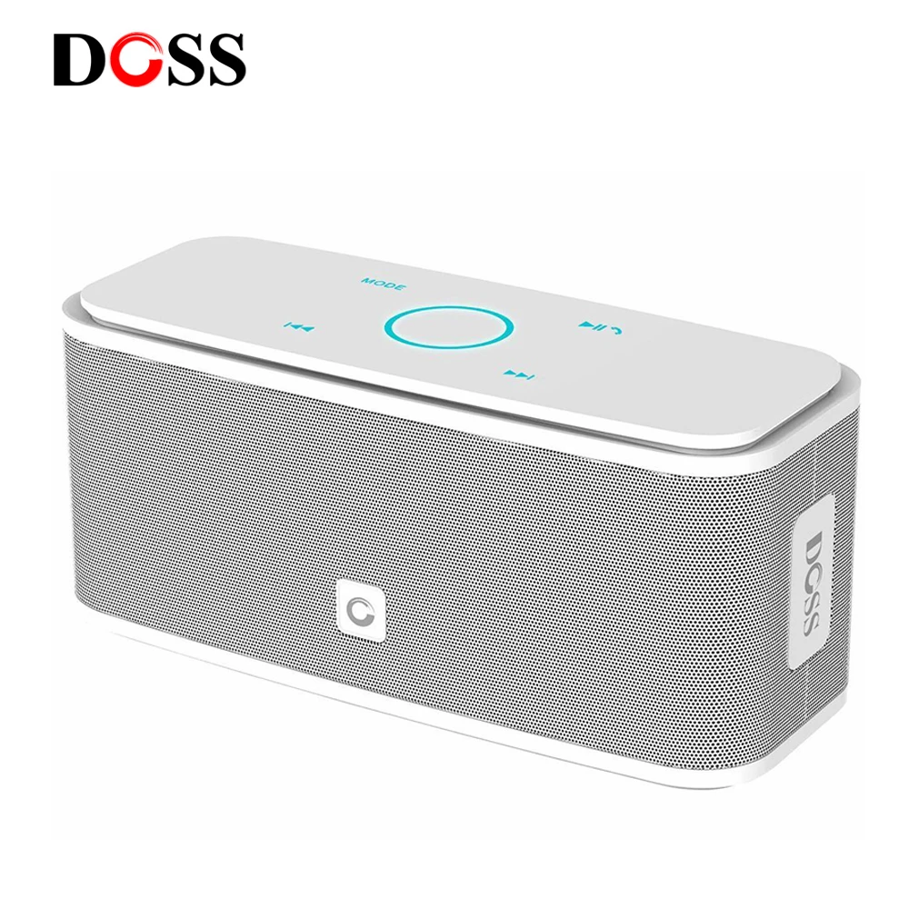  DOSS Портативный Беспроводной Bluetooth Динамик резонирующей коробки сенсорный Управление стерео звуковая коробка басовый сабвуфер громки…