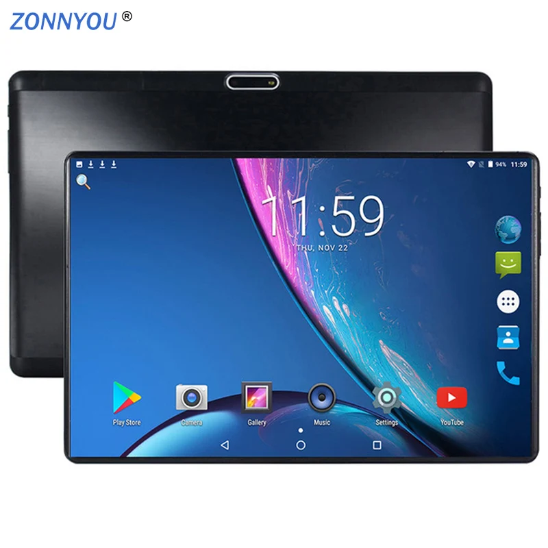 Новинка, 10 дюймов, 3G, планшеты с телефонными звонками, Android 7,0, четыре ядра, 4G+ 64G, планшетный ПК, 3G, Wi-Fi, две sim-карты, ноутбук, WiFi, gps, Bluetooth, tab